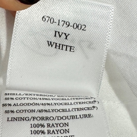 Rails Ivy Dress White Mini Long Sleeve - Picture 8 of 13